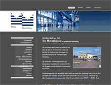 Tablet Screenshot of metallbau-modi.de